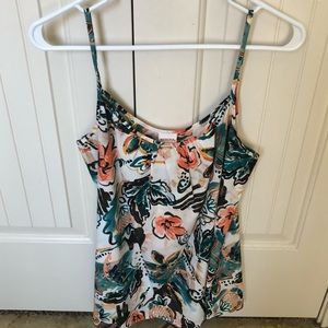 Floral Spaghetti Top